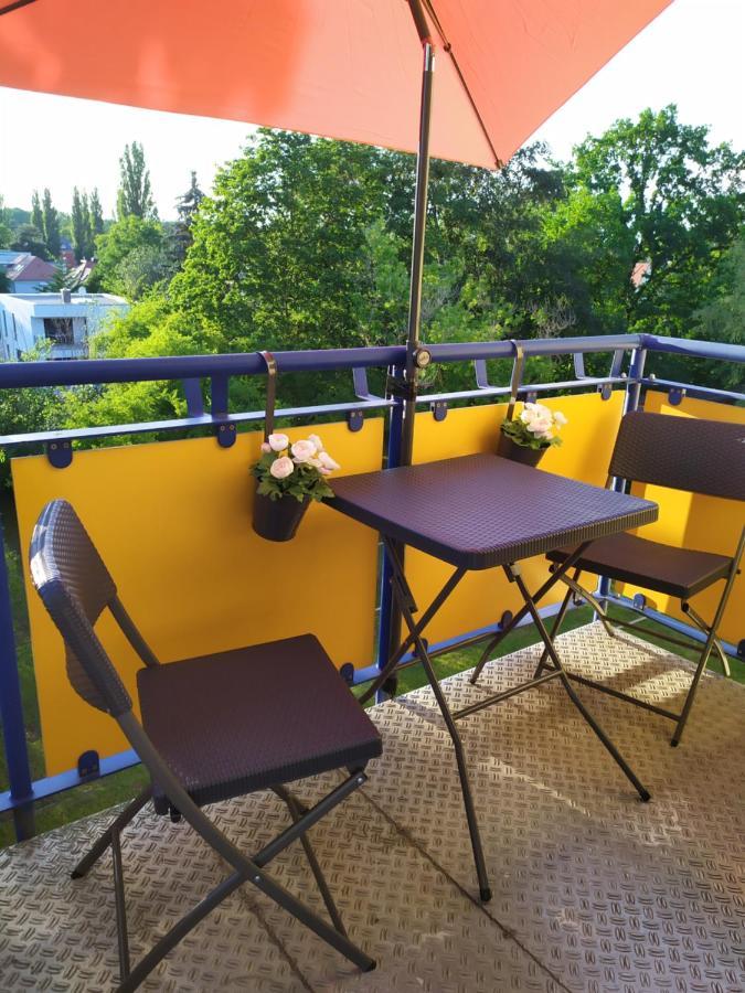 Helles Apartment Mit Balkon Am Grossen Garten Nahe Stadtzentrum Dresden Bagian luar foto